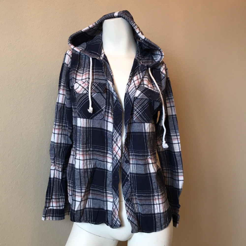 Fleese Plad button down